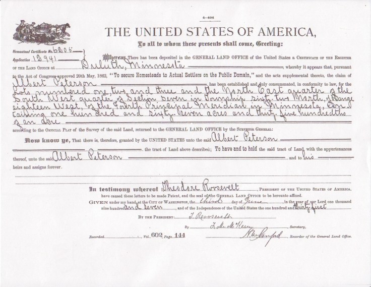 Homestead Act 1 Homestead Act 1