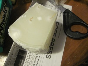 Candle, fire starters